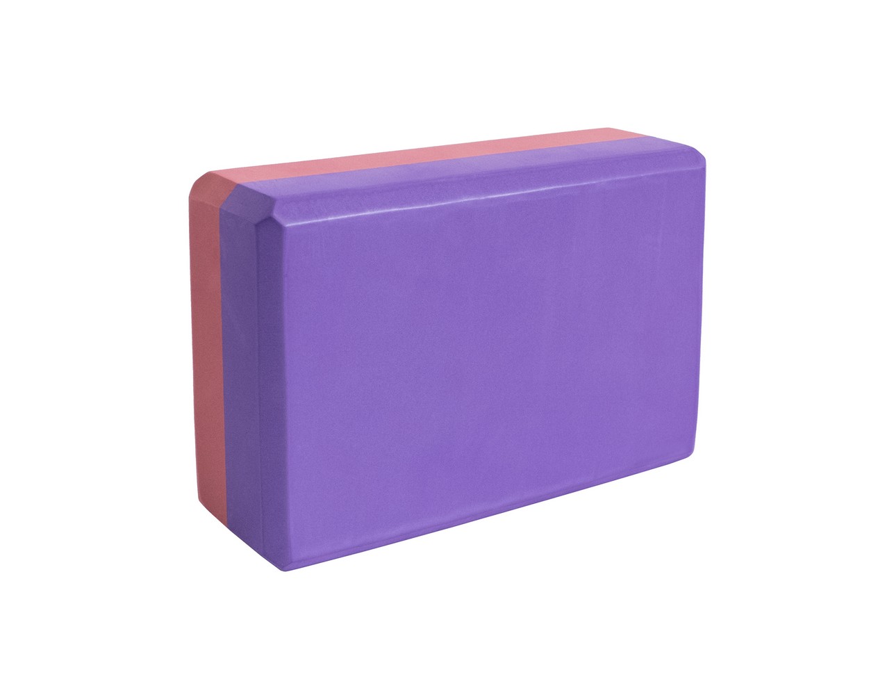 Блок для йоги Ironmaster бордовый-фиолетовый IR97416B2