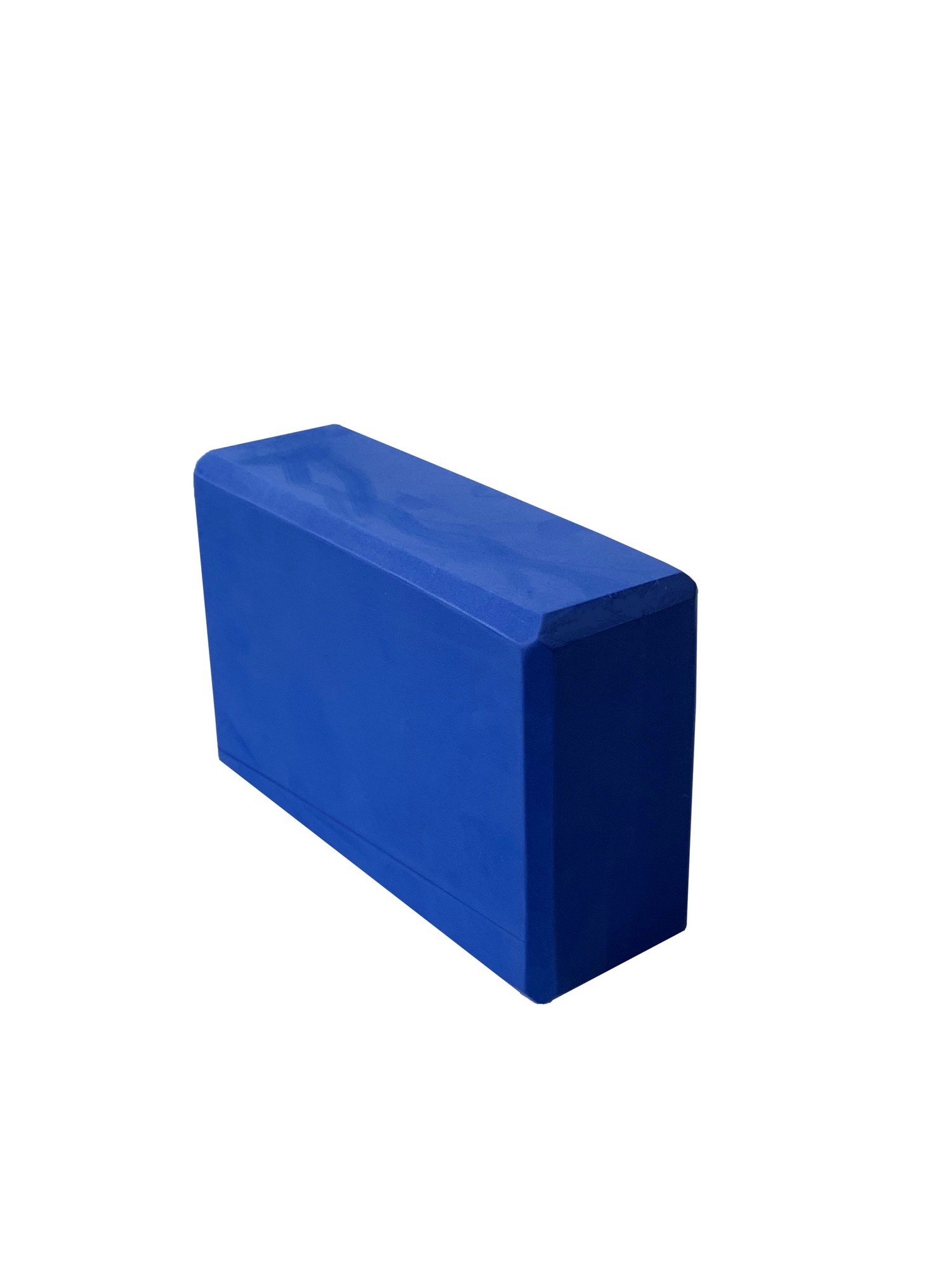 Йога блок Sportex полумягкий, из вспененного ЭВА 22,3х15х7,6 см E39131-53 синий - фото 1