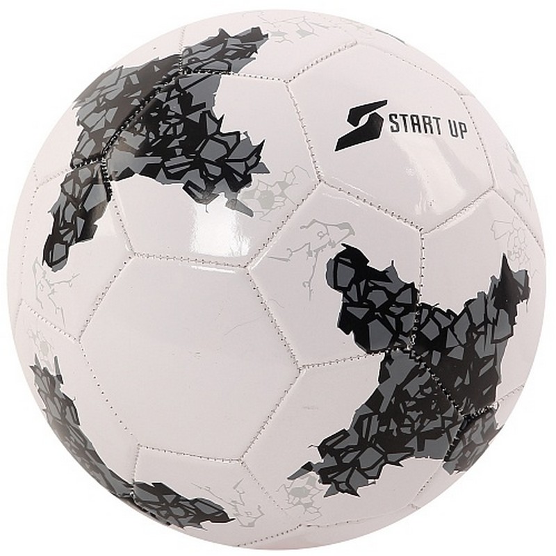 Мяч футбольный для отдыха Start Up E5125 белый р.5 - фото 1