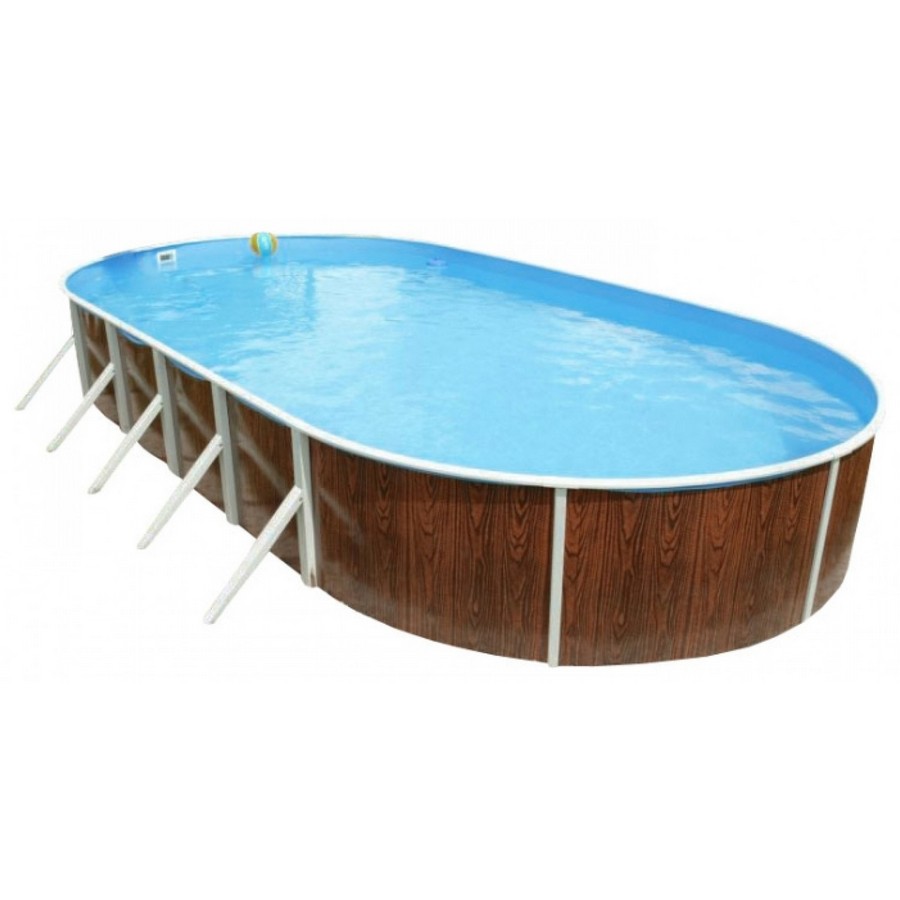 фото Морозоустойчивый бассейн azuro 405dl, овальный 7,3х3,7х1,2 м mistry (без оборудования)