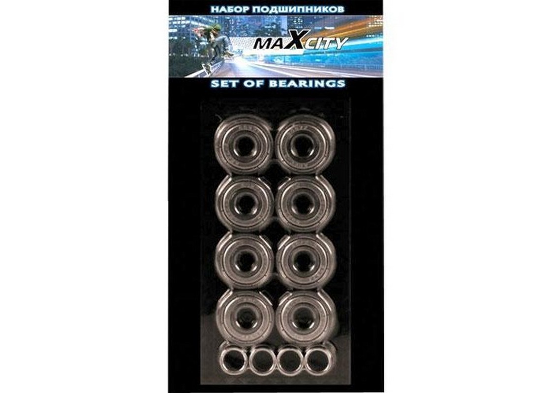 

Подшипники MaxCity MC-PH000005-ABEC 5 (Карбон)