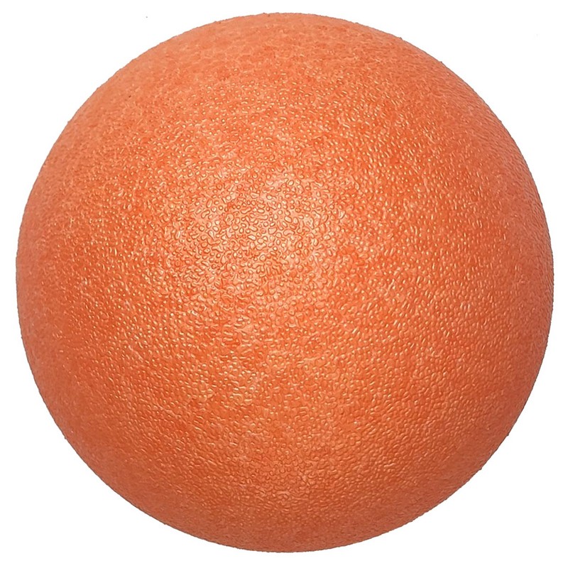 Мячик массажный одинарный 12см Sportex MFS-107 оранжевый (E33010) - фото 1