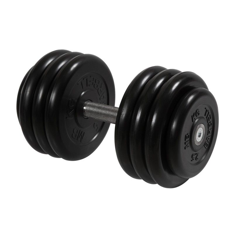 

Гантель неразборная, с невращ. хром. ручкой, 36 кг MB Barbell MB-FdbM-BN36