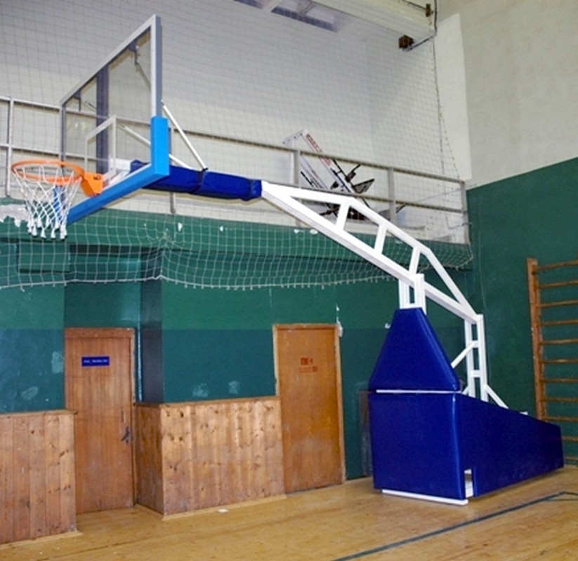 Стойка баскетбольная профессиональная мобильная складная с гидромеханизмом Atlet вынос 325 см, без противовесов IMP-A20E - фото 1