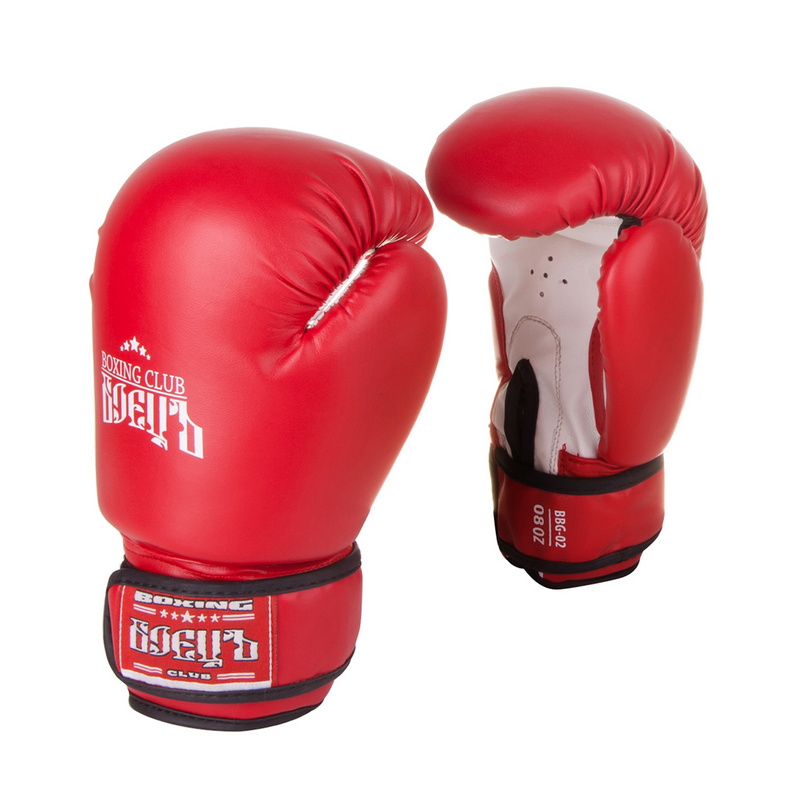 фото Боксерские перчатки боецъ bbg-02 красные 4 oz
