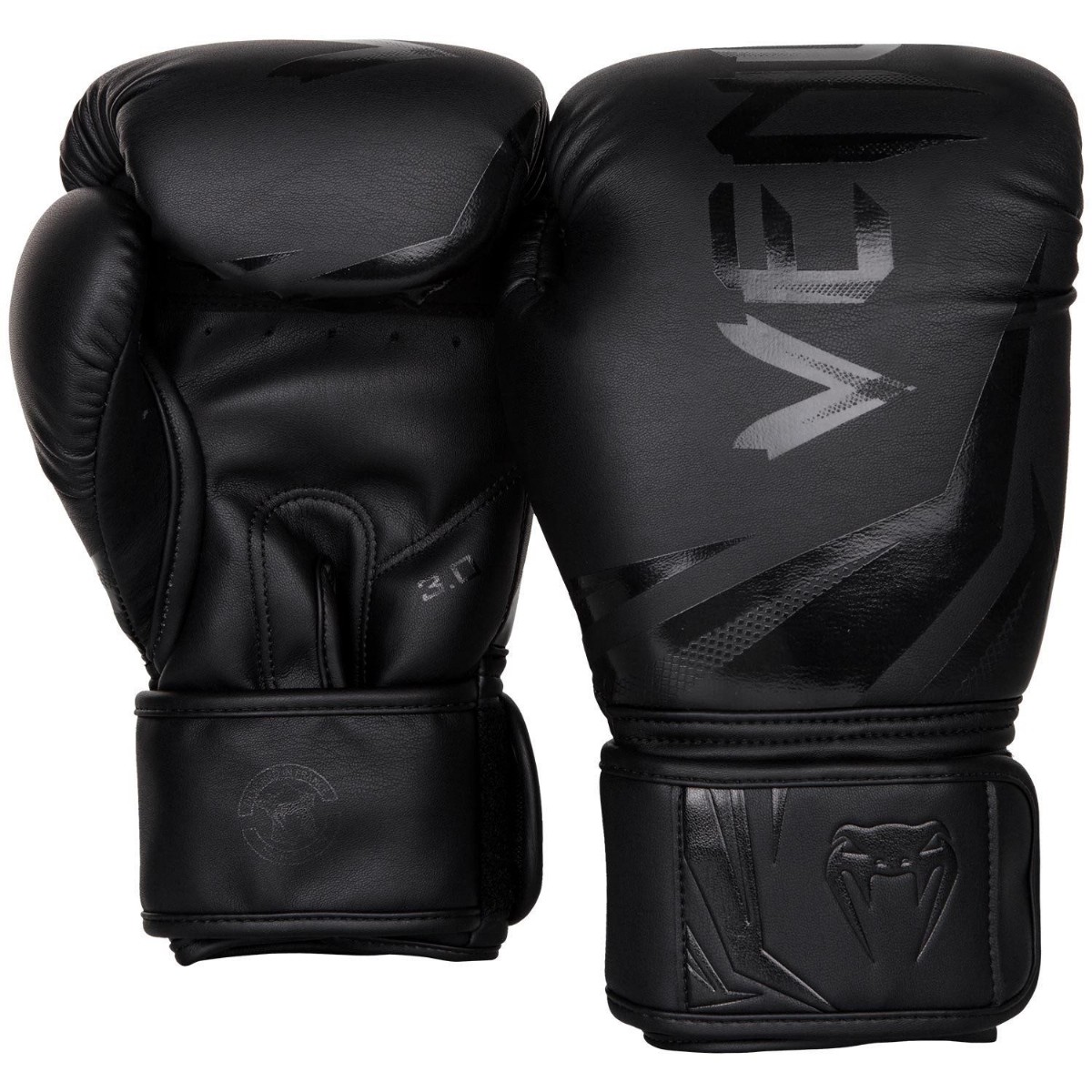 Перчатки Venum Challenger 3.0 03525-114-10oz черный\черный - фото 1