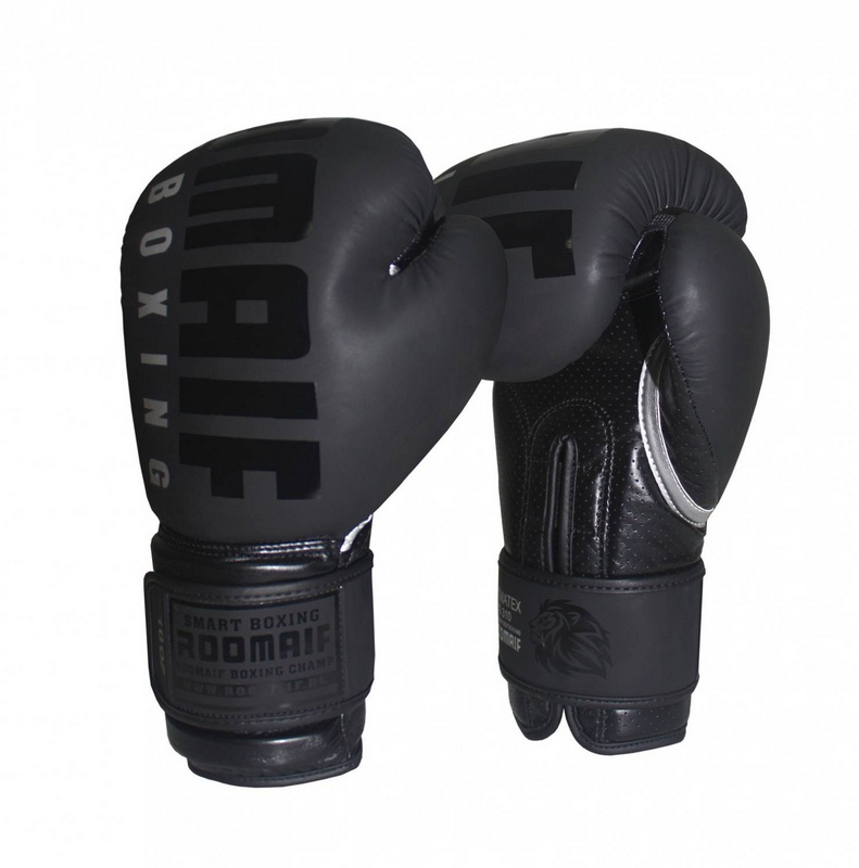 фото Боксеркие перчатки roomaif rbg-310 dx black 10 oz