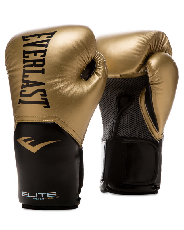 фото Боксерские перчатки тренировочные everlast elite prostyle 14oz золот. p00002352