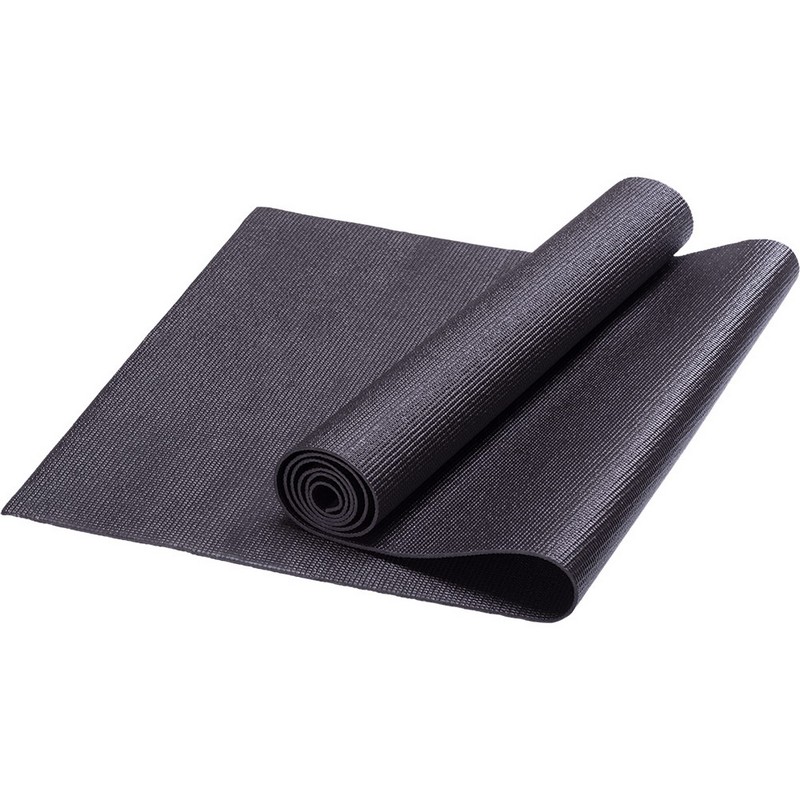 Коврик для йоги PVC, 173x61x0,5 см HKEM112-05-BLK черный - фото 1