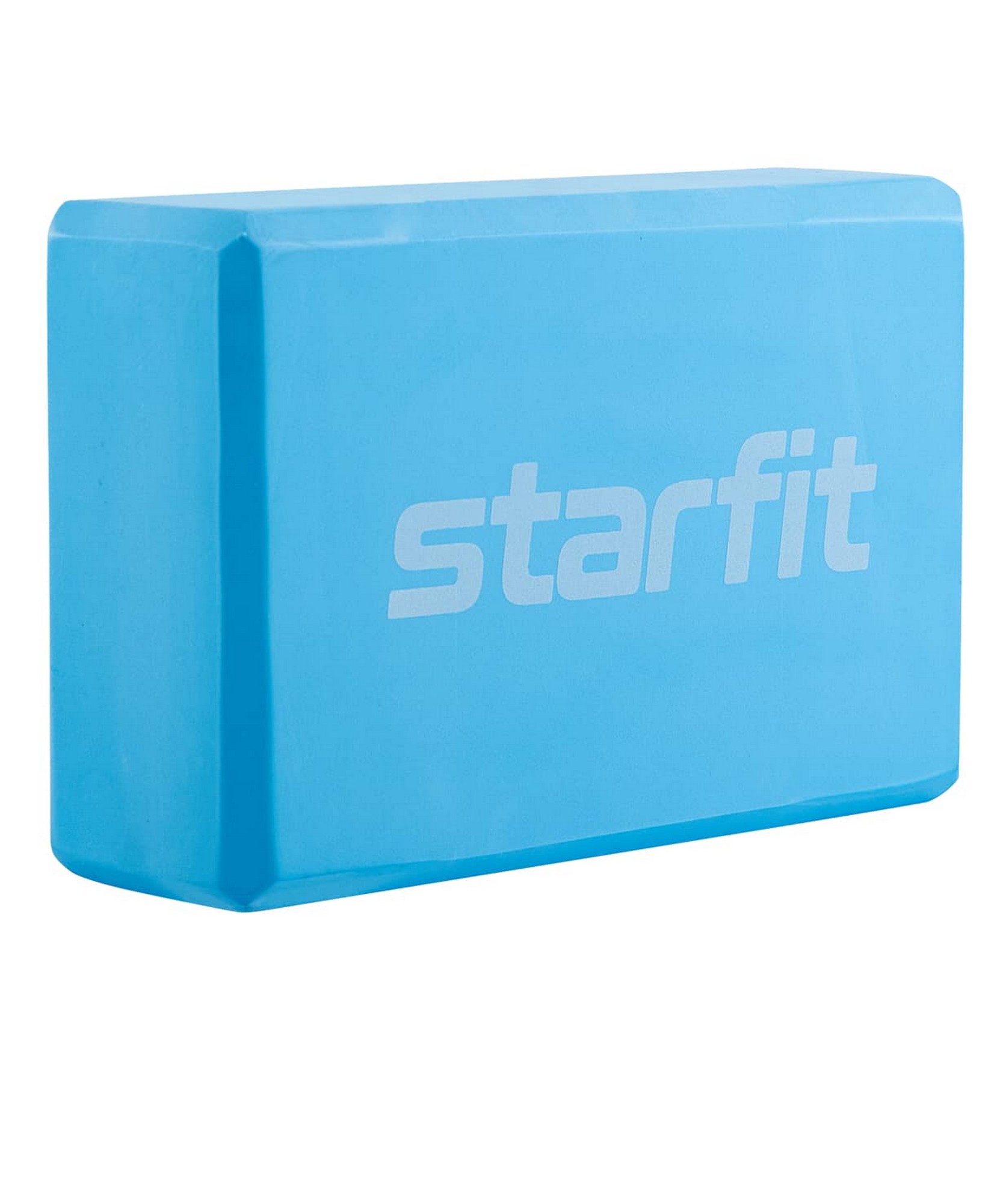 Блок для йоги Star Fit Core, EVA YB-200 синий пастель