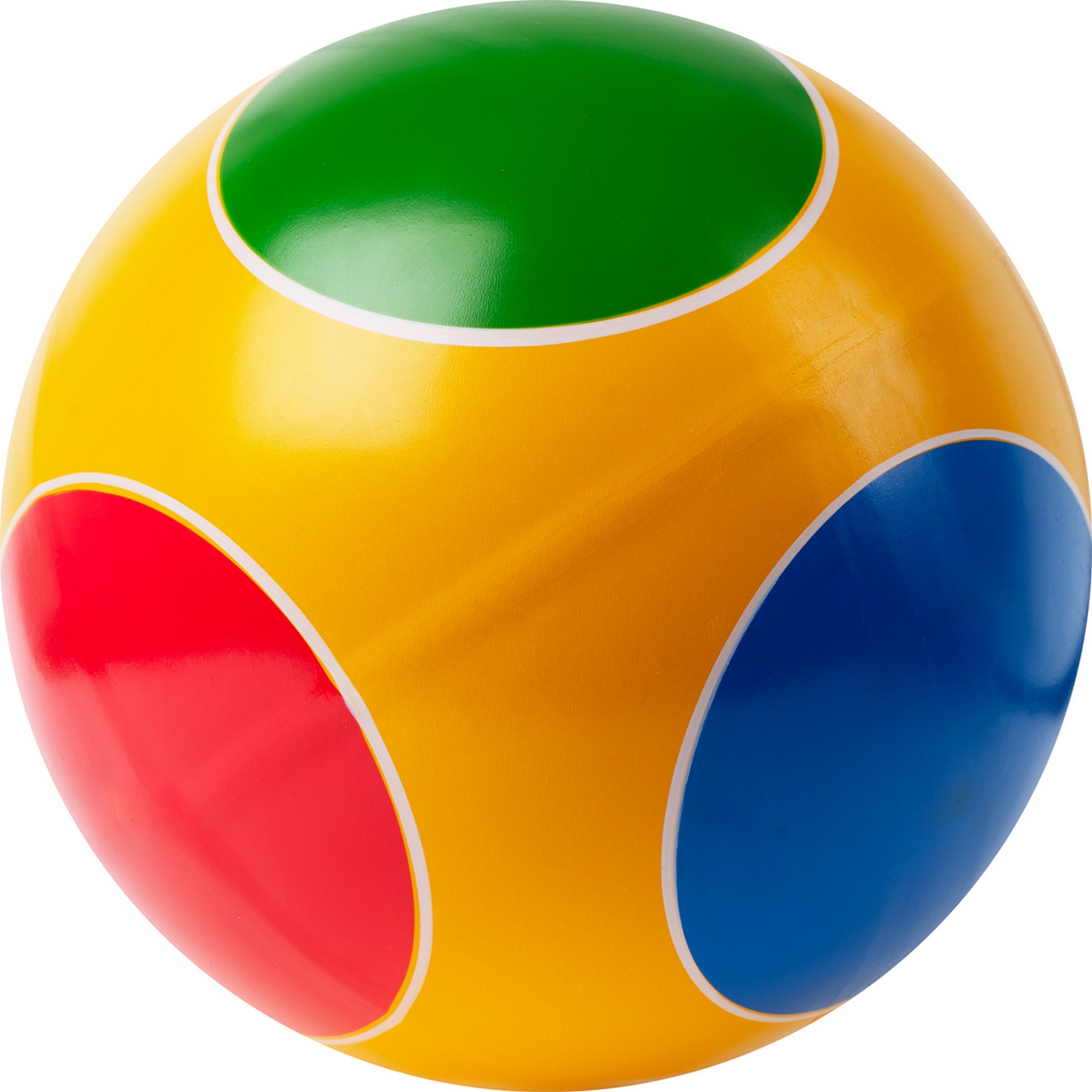 Мяч детский Кружочки ручное окрашивание, d20см, резина Р3-200-Кр мультиколор - фото 1