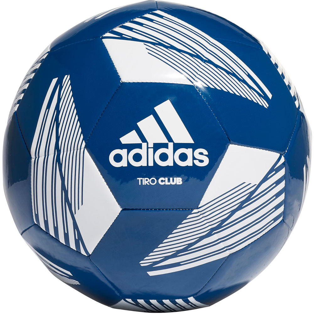 Мяч футбольный Adidas Tiro Club FS0365, р.5 бело-синий - фото 1