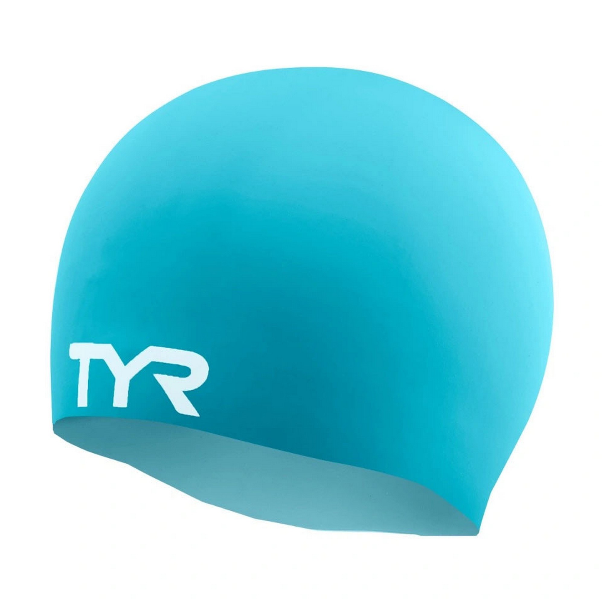 Шапочка для плавания TYR Wrinkle Free Silicone Cap LCS-441 голубой - фото 1