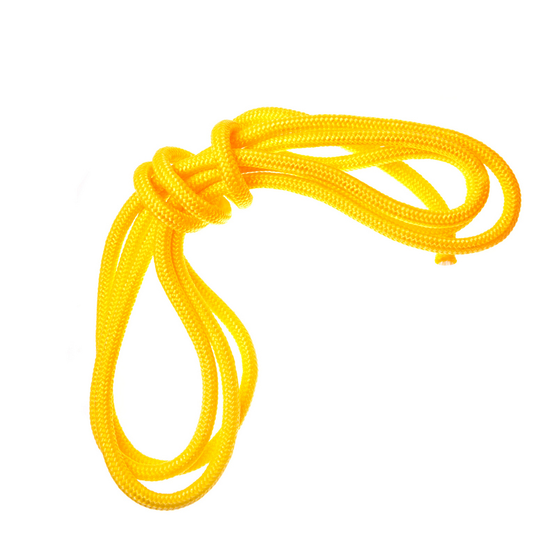 фото Скакалка гимнастическая bf-sk02 (bf-jrg01) 3м, 180гр (желтый) body form