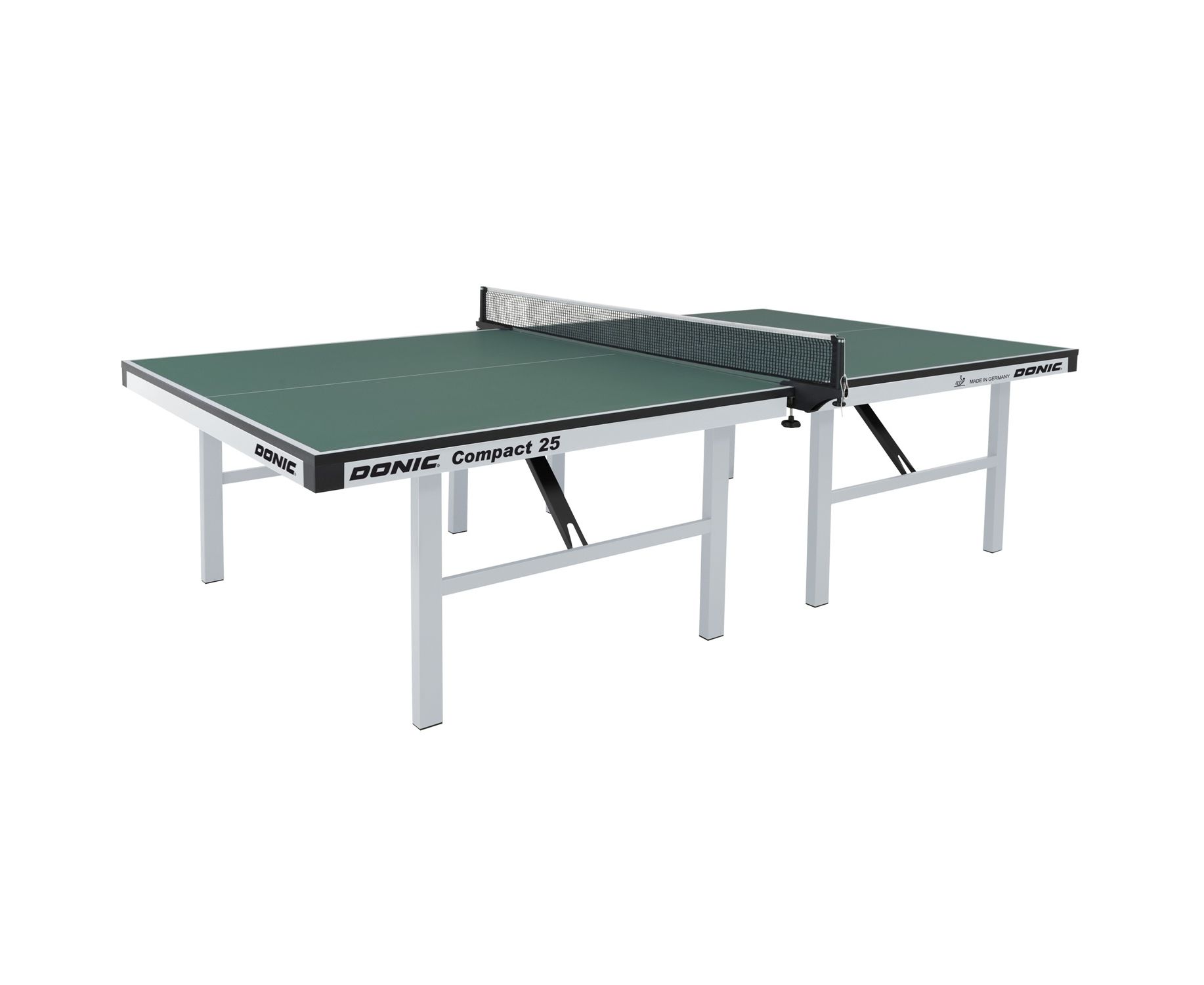 Теннисный стол Donic Compact 25 (SP) green (без сетки) 400212-G - фото 1