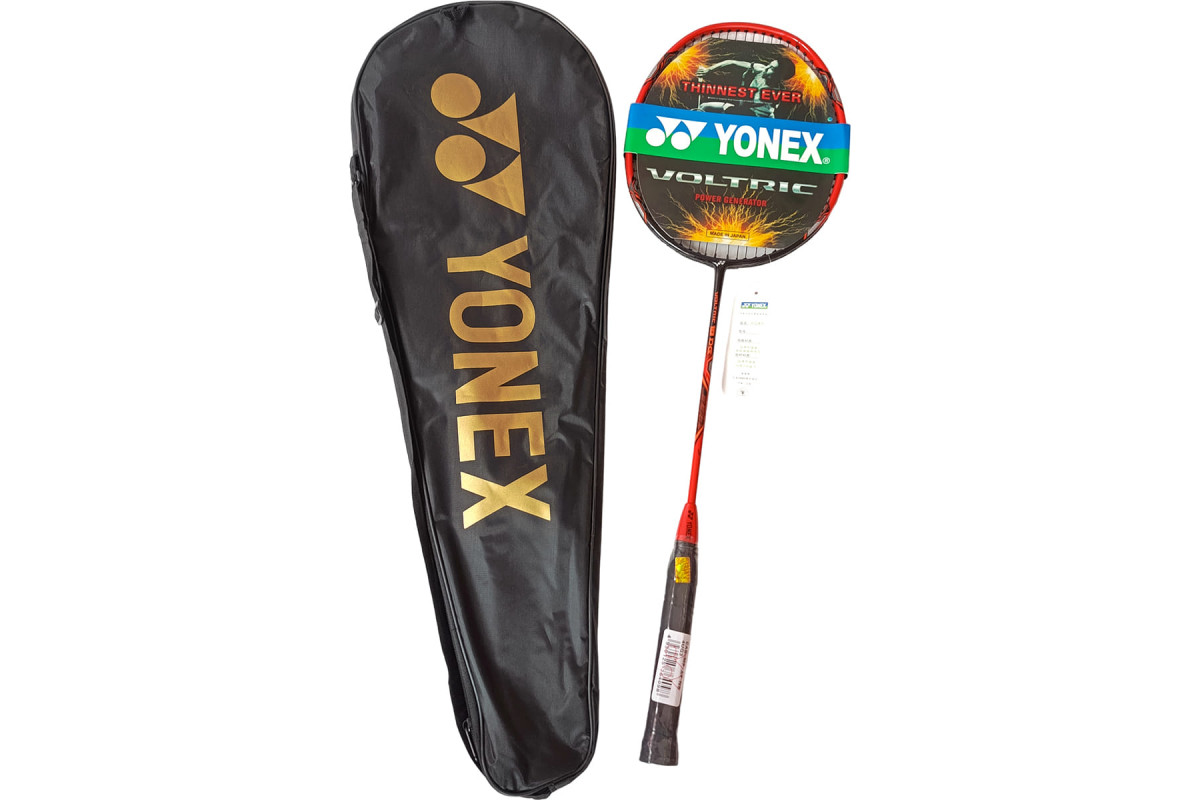 Ракетка для бадминтона в чехле Yonex E43165-2 красно\черный