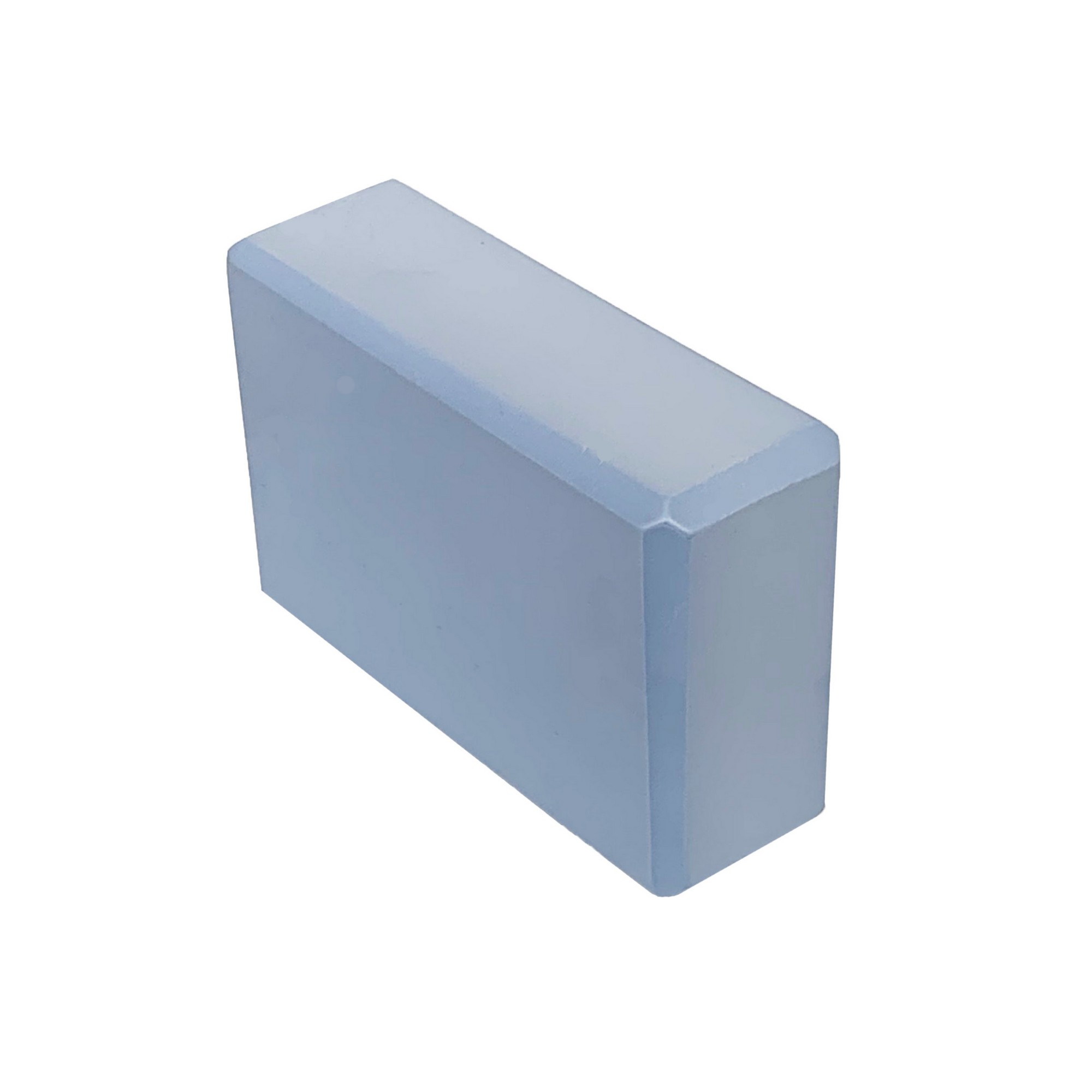 Йога блок Sportex полумягкий, из вспененного ЭВА 22,3х15х7,6 см E39131-30 голубой - фото 1