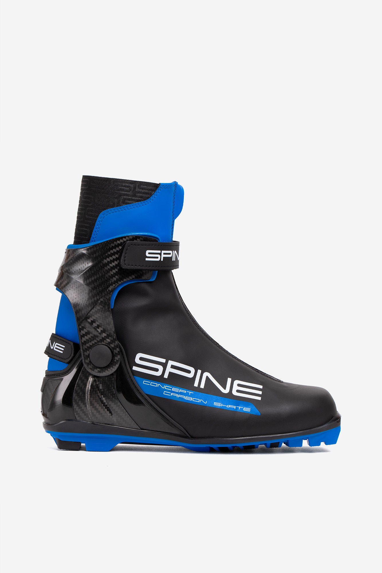 Лыжные ботинки Spine NNN Concept Carbon Skate 298-22 черный\синий