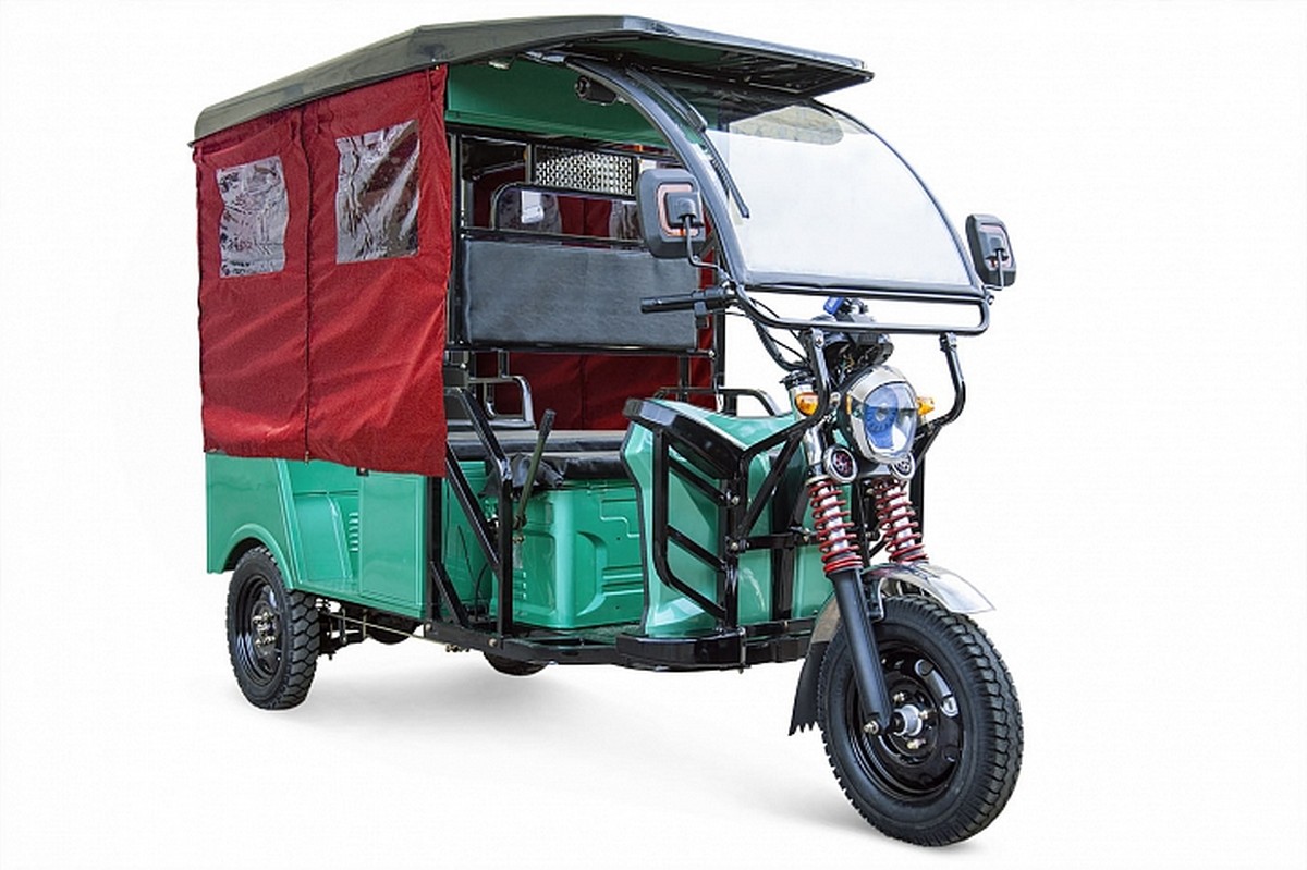 

Трицикл RuTrike Рикша 60V1000W 022471-2333 красный