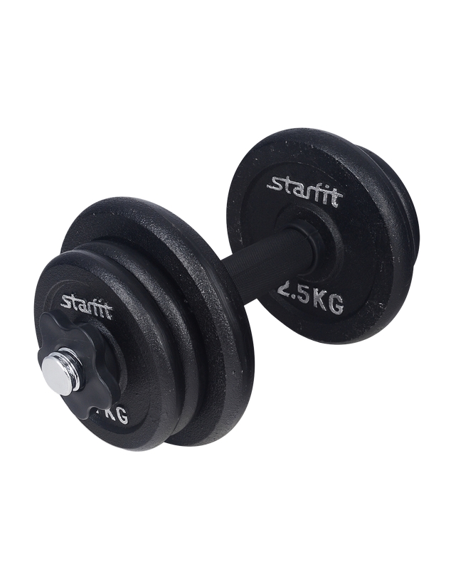 

Гантель разборная чугунная Starfit DB-703 10 кг (1 шт.)