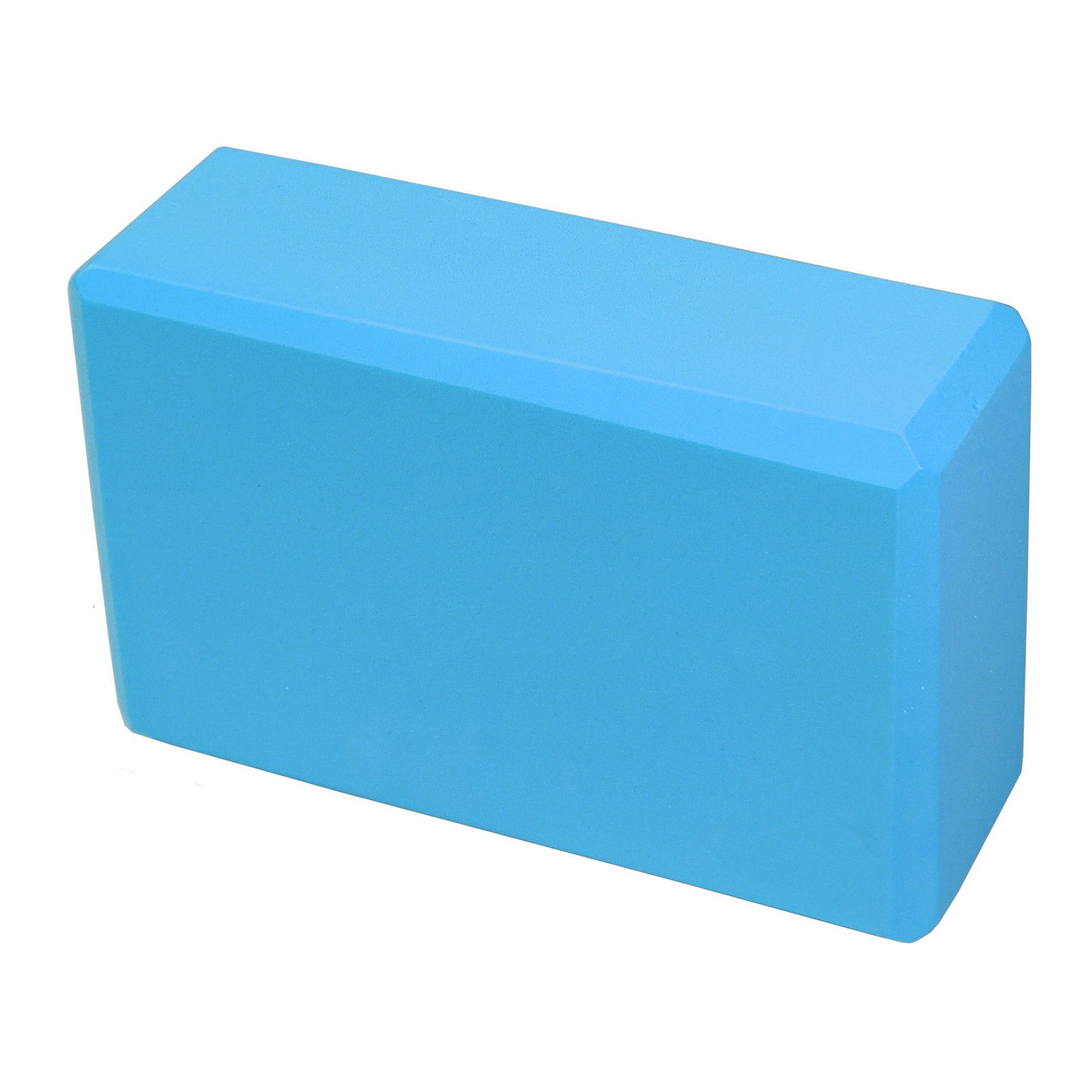 Йога блок Sportex полумягкий, из вспененного ЭВА 22,3х15х7,6 см E39131-11 синий