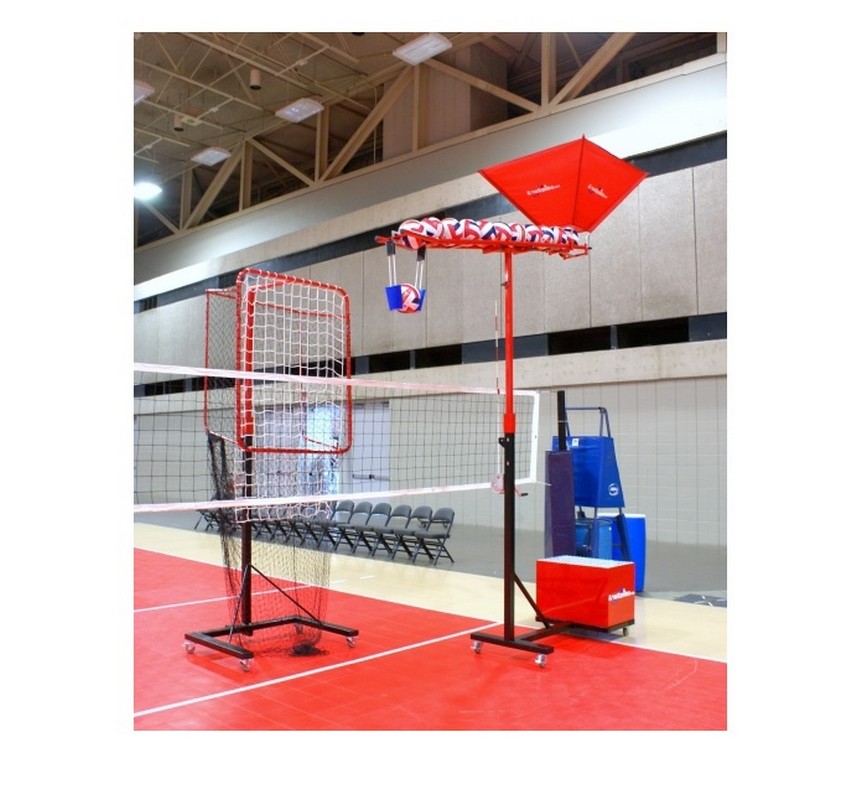 Тренажер для отработки удара в волейболе с автоматической подачей мячей Hercules 5349