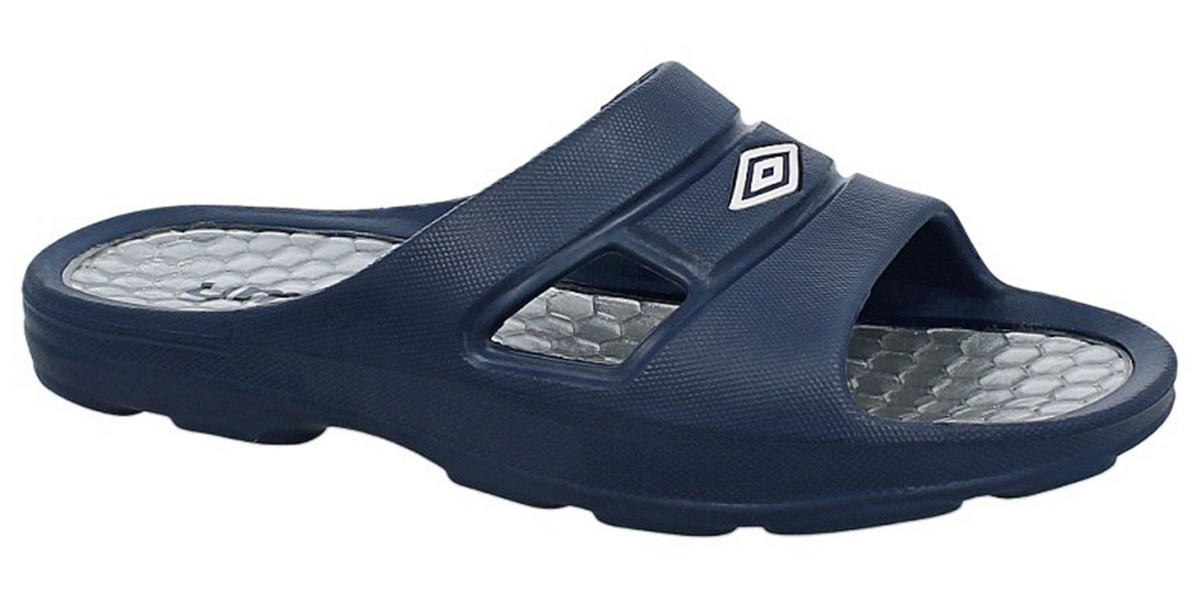 

Сланцы Umbro Slide мужские 80490U (075) т.син/бел.